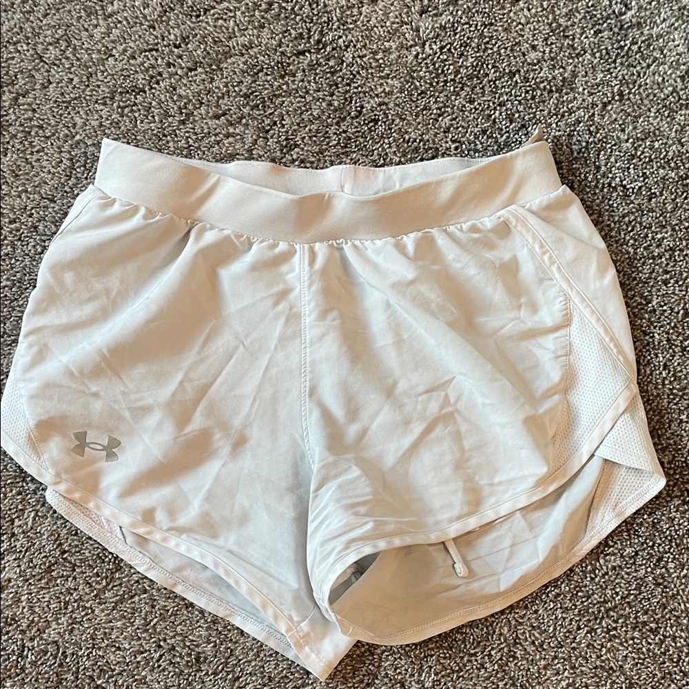 Under Armour Women's Light Gray Athletic Shorts